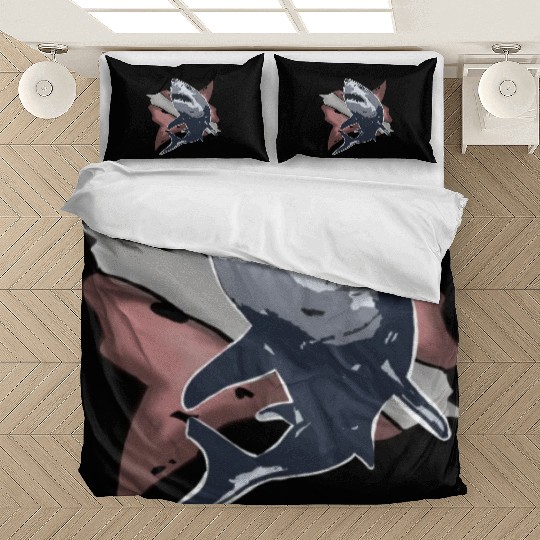 Scuba Diving Shark Gift holiday retro Bedding Sets