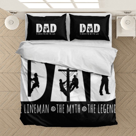 Dad The Lineman The Myth The Legend Granddad | Bedding Sets