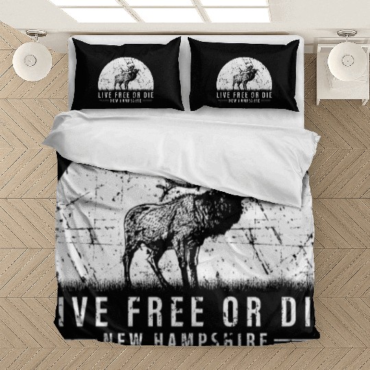 Live Free or Die New Hampshire Hiking Bedding Sets