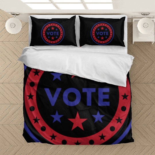 Vote US Election 2020 stars and stripes Bedding Sets