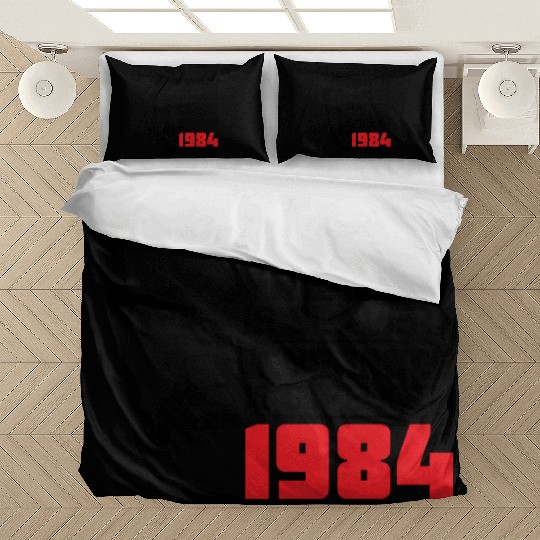 War is peace, George Orwell Portrait, 1984 Bedding Sets