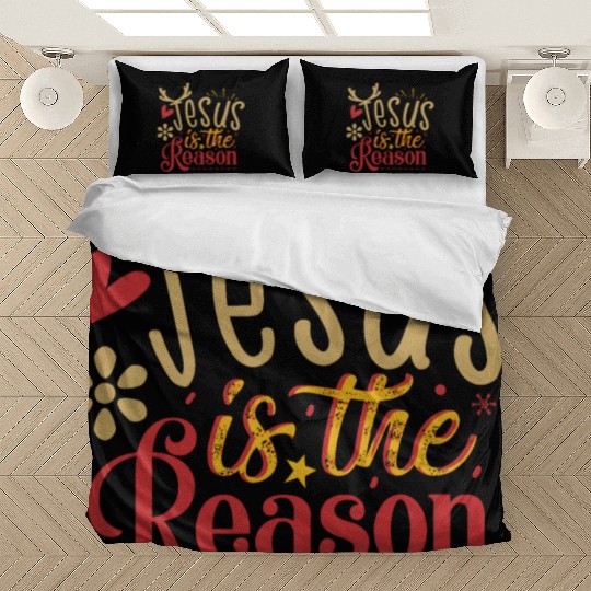 Jesus Is The Reason Christmas Holiday Religious Bedding Sets