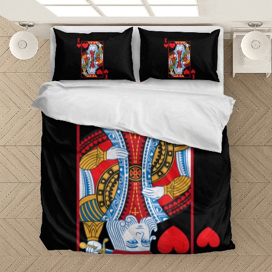 Halloween Playing Card Costume KING OF HEARTS Bedding Sets