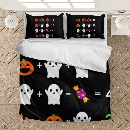 Order of Operations Halloween Quiz Math Teacher Bedding Sets