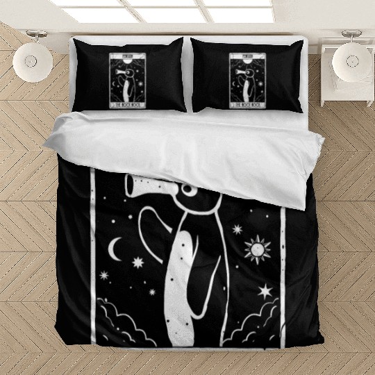 noot noot tarot card rainbow vintage distressed Bedding Sets