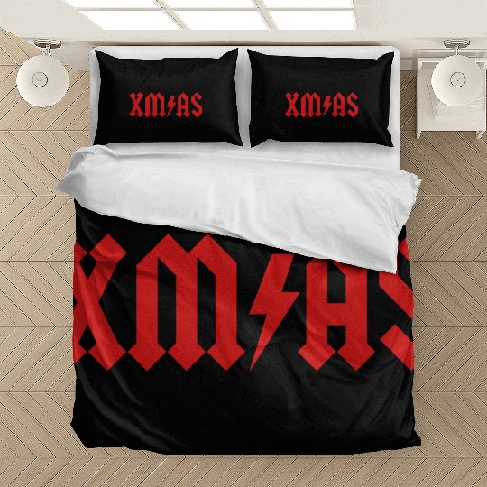 Xmas Rock Roll Heavy Metal funny Christmas X-mas Bedding Sets