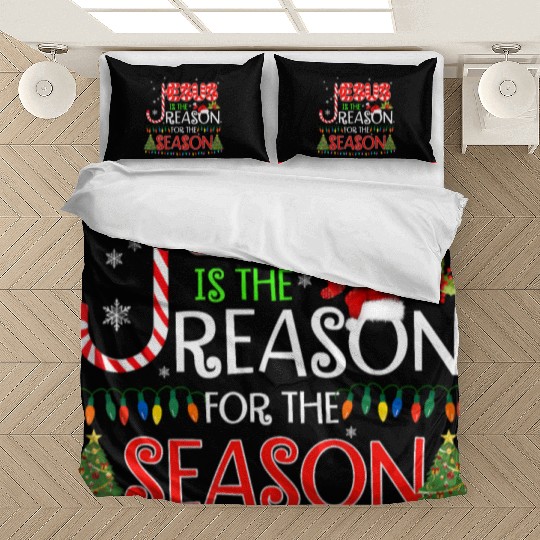 Jesus Is The Reason For The Season Christmas Bedding Sets