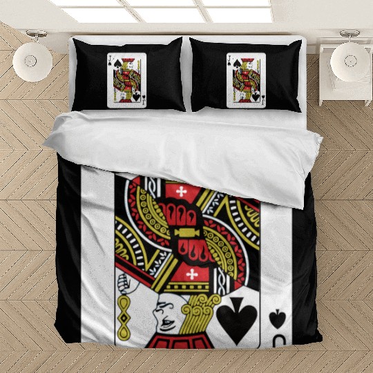 Jack Of The Spades Playing Card Poker Bedding Sets
