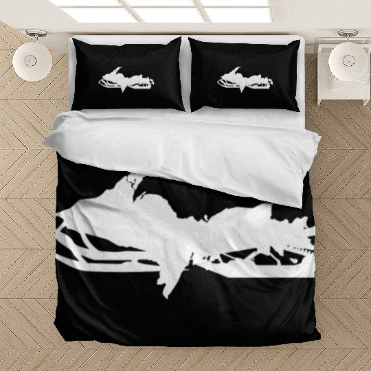 Michigan Snowmobile Upper Peninsula Snowmobiling Bedding Sets