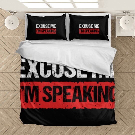 Kamala Harris VP Excuse Me Im Speaking Joe Biden Bedding Sets