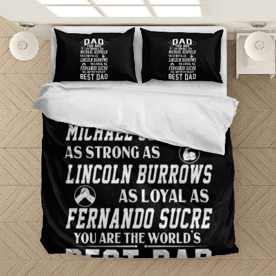 World's Best Dad Prison Break Dad Bedding Sets