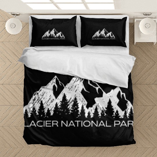 Glacier National Park Montana Gift Glacier Nationa Bedding Sets