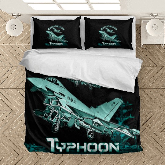 Eurofighter Typhoon fighter jet Bedding Sets