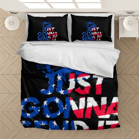 Snowmobile Silhouette Bedding Sets Snow Machine Winter