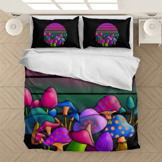 de and Seek Challenge Accepted Fungi Mushroom Bedding Sets