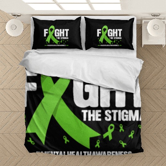 Fight The Stigma Mental Health Awareness Bedding Sets