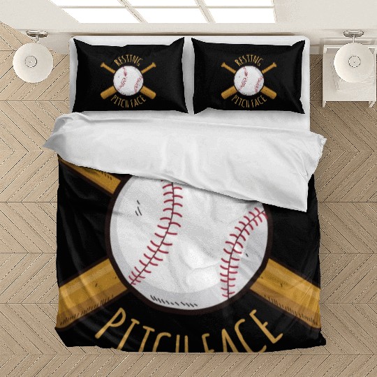 Game Day Baseball Resting Pitch Face Bedding Sets
