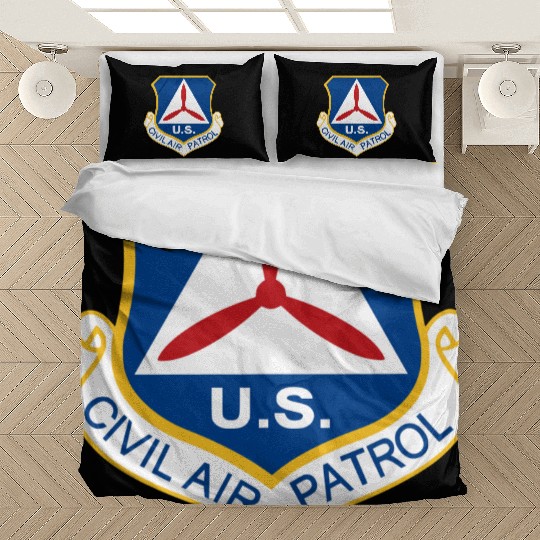 Civil Air Patrol Logo Air Force Cap Military Veter Bedding Sets