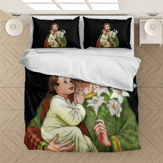 St Joseph and Child Jesus Consecration Bedding Sets
