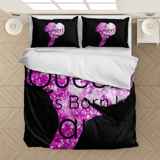 A Queen Was Born In March ,March Birthday Bedding Sets