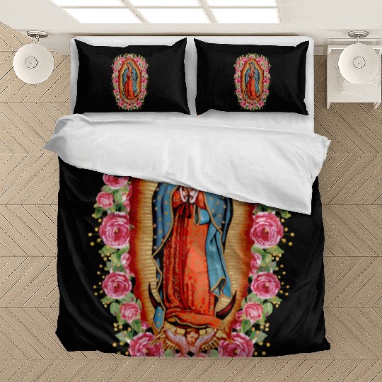 Our Lady Virgen De Guadalupe Virgin Mary Bedding Sets