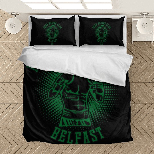 Irish Boxing Club Belfast Boxer Gifts Boxing Lover Bedding Sets