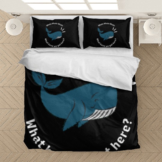 Whale funny whale Bedding Sets
