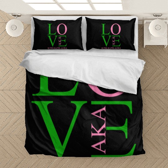 Aka Bedding Sets Love Sorority Gift Alpha Kappa Aka Parap