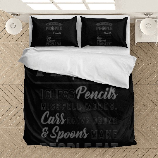 IF GUNS KILL People Funny Political Gun, Political Bedding Sets