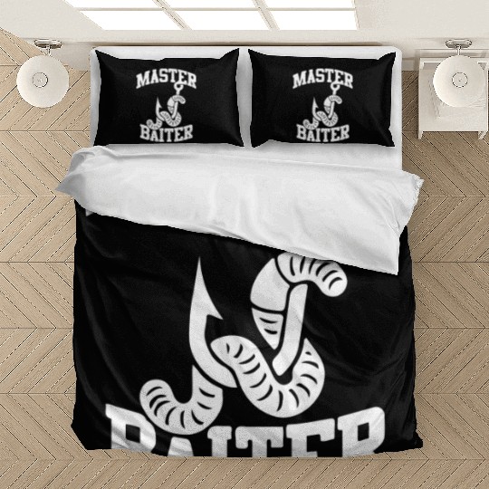 master baiter- fishing gift Bedding Sets