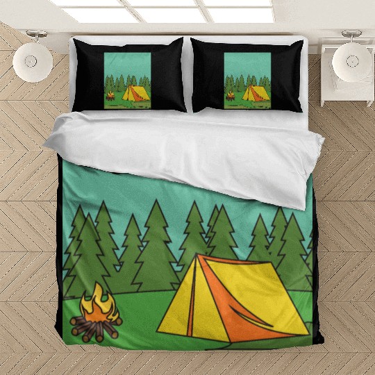 Camping Nature Vintage Bedding Sets
