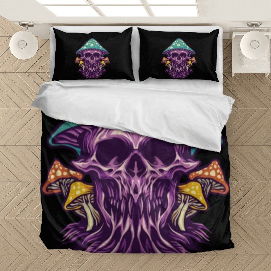 Skull Mushroom Garden Bedding Sets
