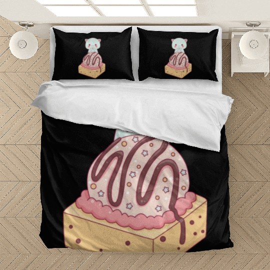 Cute Sweet Ice Cream Cake Bedding Sets