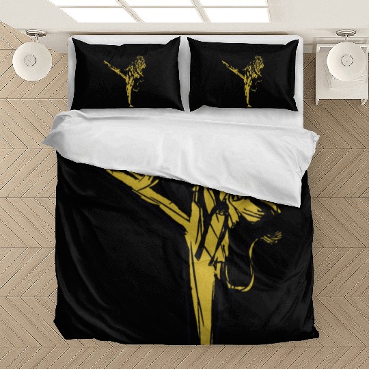 Lion fighter sword Judo Karate Bedding Sets