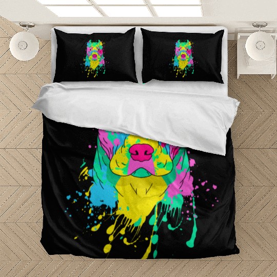 Pit bull Colorful Bedding Sets