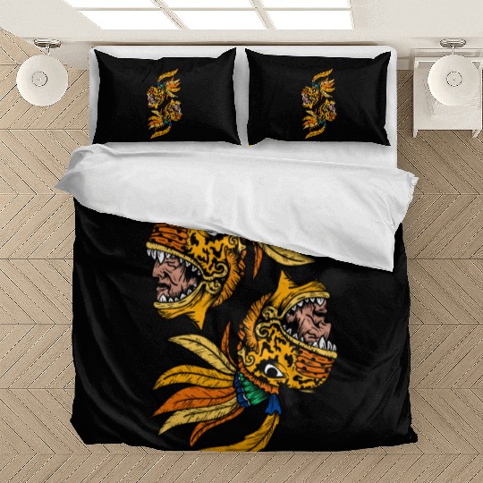 Aztec Warior Jaguar Maya Inca Culture Bedding Sets
