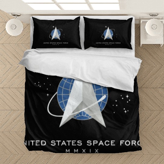 UNITED STATES US SPACE FORCE USSF DELTA FLAG birth Bedding Sets