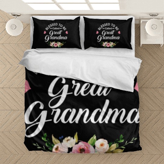 Blessed To Be Called Great Grandma New Grandma bir Bedding Sets