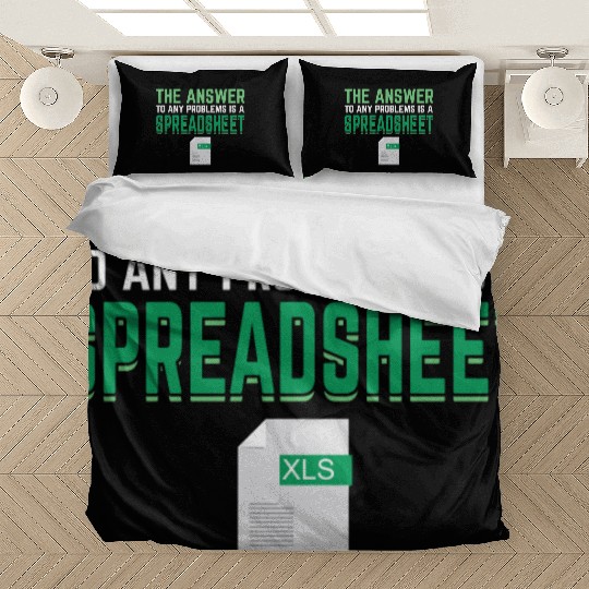 Answer To Any Problems Is A Spreadsheet Excel Bedding Sets