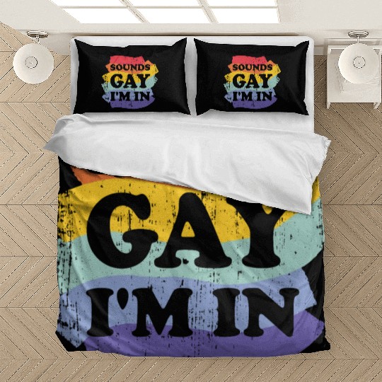 Gay Pride Men Women LGBT Rainbow Rainbow LGBTQ Bedding Sets
