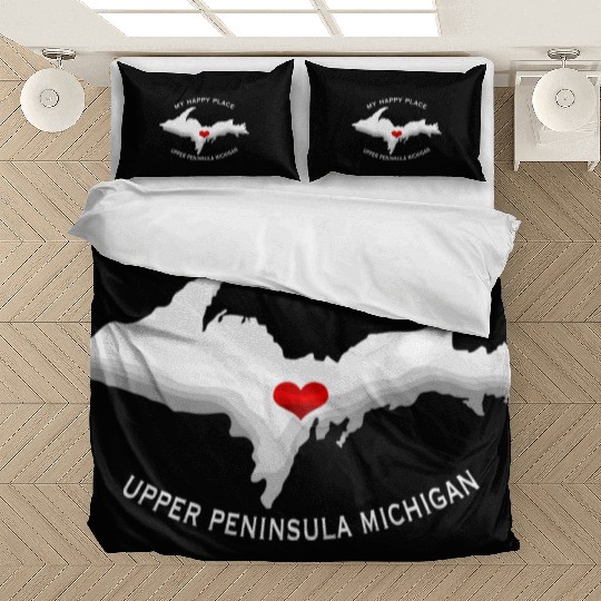 My Happy Place Upper Peninsula Michigan Yoopers 90 Bedding Sets