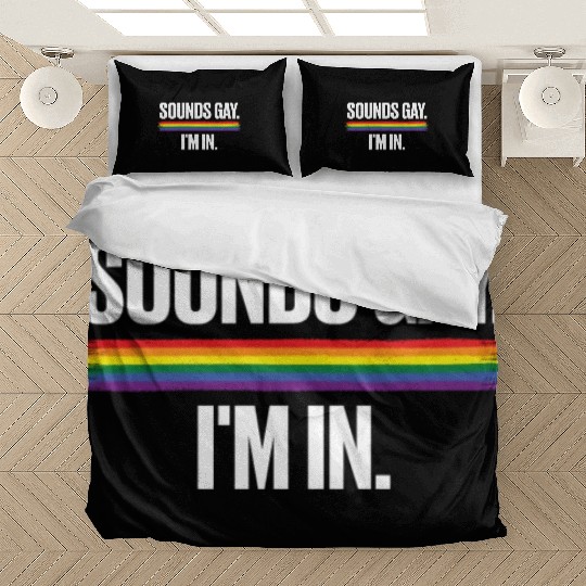 Gay Couple Homosexual LGBTQ Queer Pride Bedding Sets