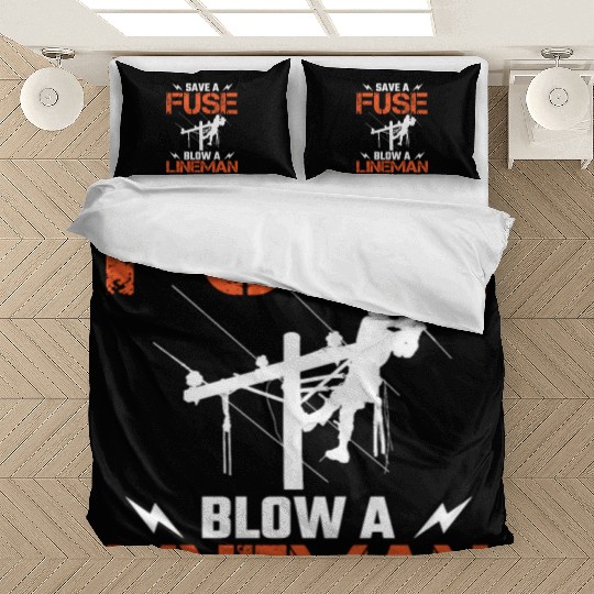 Save A Fuse Blow A Lineman Electrical Electric Bedding Sets