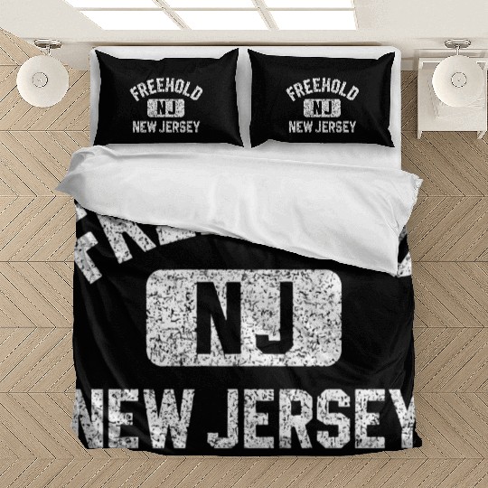 Freehold Nj New Jersey Gym Style Distressed WhiteG Bedding Sets