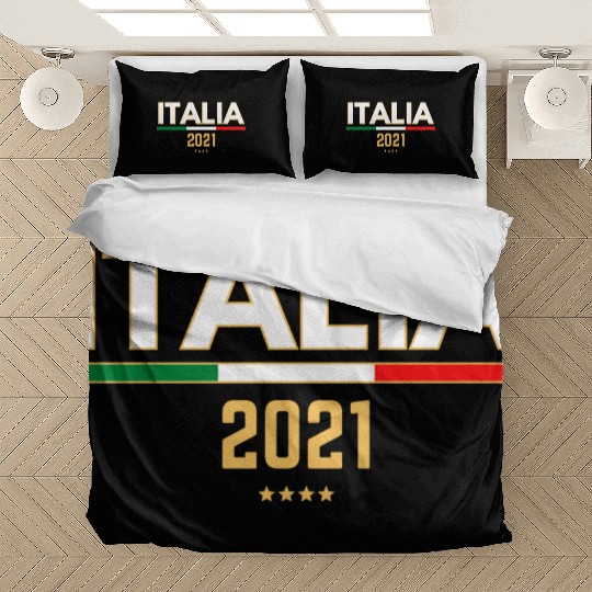 Italy Soccer National Team Euro Fotball 2021 Bedding Sets