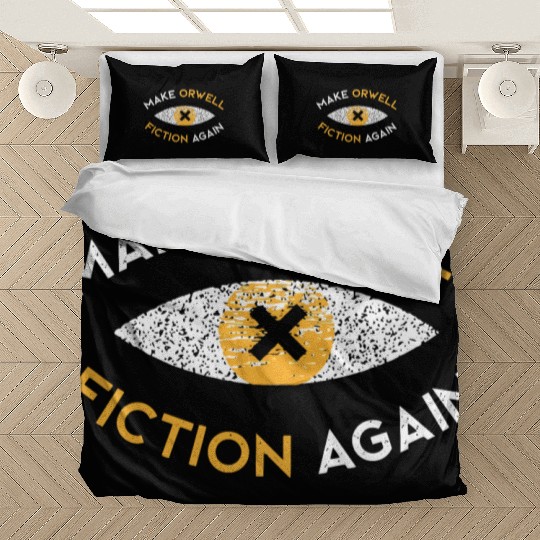 Make Orwell fiction again Philosophy Bedding Sets