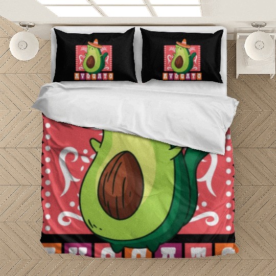 AVOGATO " AVOCADO CAT MEXICAN " Bedding Sets
