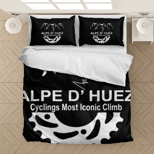 France Alpe D Huez Climb Novelty Cycling Gifts Bedding Sets