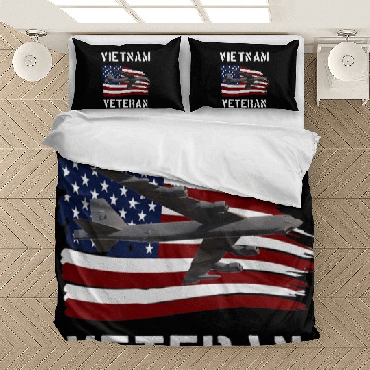 Vietnam Veteran B52 Stratofortress Bomber Plane Us Bedding Sets
