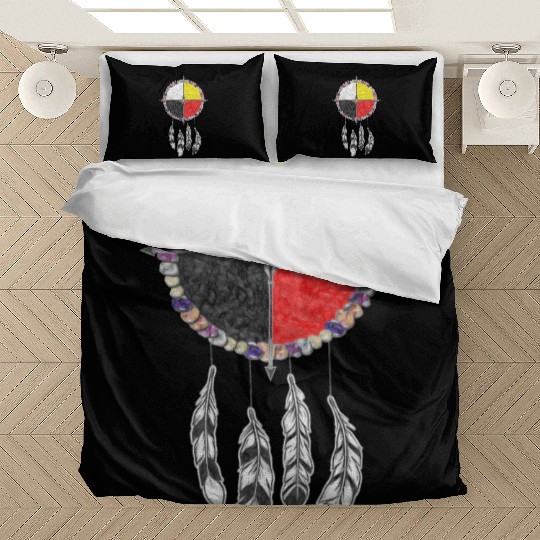 Native Americans - Medicine Wheel Dreamcatcher 1 Bedding Sets